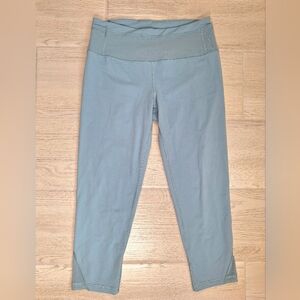 Victoria's Secret Sport Women's Blue Seafoam Green Leggings With Mesh - Medium